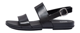 FitFlop Women Gracie Leather Back-Strap Sandals All Black