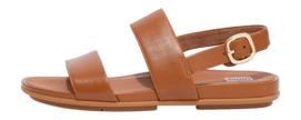 FitFlop Women Gracie Leather Back-Strap Sandals Light Tan 25