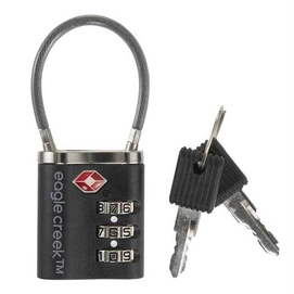 Cadenas Eagle Creek Cable TSA Lock Graphite