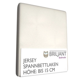 Spannbettlaken Briljant Ecru Baby (Jersey)