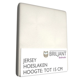 Hoeslaken Wieg Briljant Ecru (Jersey)