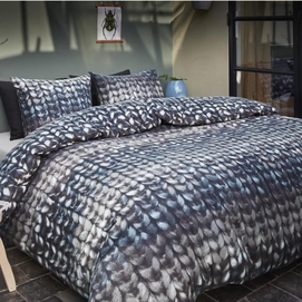 Beddinghouse Edmonton Blue Dekbedovertrek Flanel