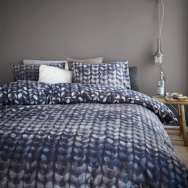 Beddinghouse Edmonton Bluegrey Dekbedovertrek Flanel