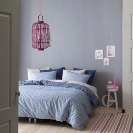 Bettwäsche Damai Edna Stonewash Blau Renforcé