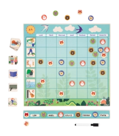 Educatief Speelgoed Janod Magneetbord Weekplanning