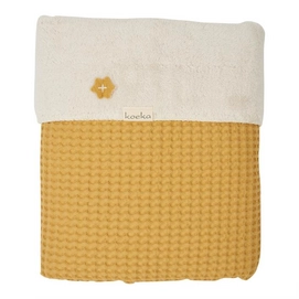 Babydeken Koeka Oslo Teddystof Ochre Pebble