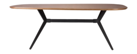 Eettafel White Label Living Chase Organic Rectangular Beige