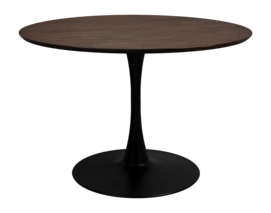 Eettafel White Label Living Raku Brown/Black