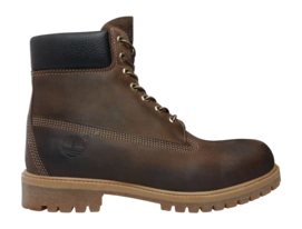 Timberland 6 inch" Premium Mens Brown Burnished Full Grai-Taille 40