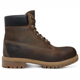 Timberland 6 inch" Premium Mens Brown Burnished Full Grai-Taille 43,5