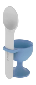 Eierdop Trebonn Met Lepel Blauw
