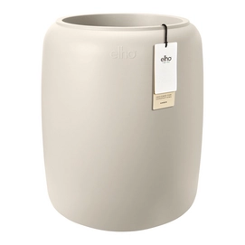 Elho Amber Beads Medium 40 - Blanc Lin - L 39 x B  x H 48 cm - Intérieur et Extérieur - 100% Plastique Recyclé