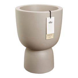Elho Amber Coupe 35 - Balanced beige - L 35 x B x H 49 cm - Intérieur et Extérieur - 100 % Plastique Recyclé