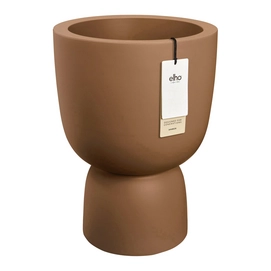 Elho Amber Coupe Rond 41 - Caramel - L 41 x B  x H 58 cm - Intérieur et Extérieur - 100% Plastique Recyclé