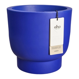 Elho Amber Grail 40 - Royal blue - Ø38 x H 36 cm - Intérieur et Extérieur - 100% Plastique Recyclé