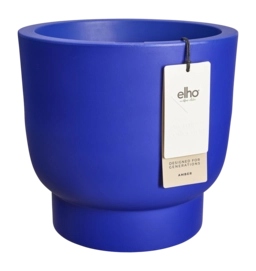 Elho Amber Grail 47 - Royal Blue - D 47 x H 45 cm - Intérieur et Extérieur - 100 % de Plastique Recyclé