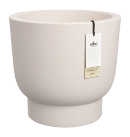 Elho Amber Grail 58 cm - Linen White - D 58 x H 55 cm - Intérieur et Extérieur - 100% Plastique Recyclé
