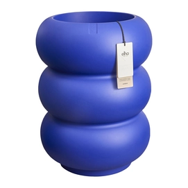 Elho Amber Roll High 43 - Royal blue - Ø43 x H 58 cm - Intérieur et Extérieur - 100% Plastique Recyclé