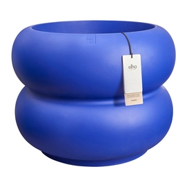 Elho Amber Roll Low 60 - Royal blue - Ø60 x H 46 cm - Intérieur et Extérieur - 100% Plastique Recyclé