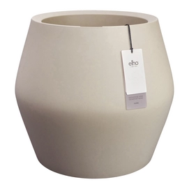 Elho June Split Low 46 - Balanced beige - Ø46 x H 42 cm - Intérieur et Extérieur - 100% Plastique Recyclé
