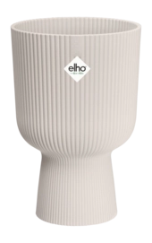 Elho Vibes Fold Coupe 30 cm - Linen White - D 30 x H 45 cm - Intérieur et Extérieur - 100% Plastique Recyclé