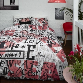 Dekbedovertrek Beddinghouse Endless Summer Red Katoen