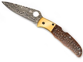 Klappmesser Spyderco Endura 4 Damascus PE