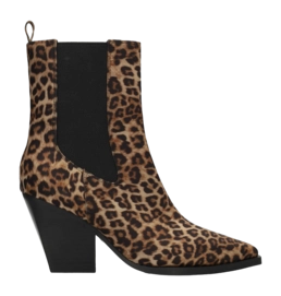 Enkellaars POSH by Poelman Women Marie Brown With Animalprint