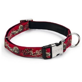 Halsband Beeztees Envy Nylon Rood