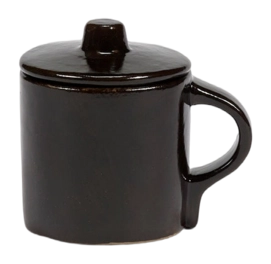 Espressokop Serax La Mère Tableware By Marie Michielssen Dark Brown 110 ml