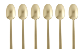 Set De 6 Cuillères à Expresso GRÄWE – Couleur Or, Inox, Passe Au Lave-vaisselle