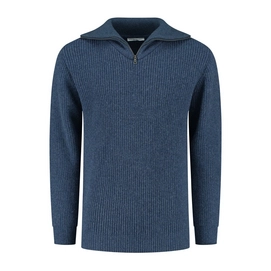 Trui Blue Loop Men Essential Nautic Sweater Sea Blue-XXL