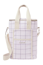 Glacière Sunnylife Canvas Check Coconut 8,5 L