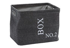 Storage Basket Aquanova Evora Medium Dark Grey