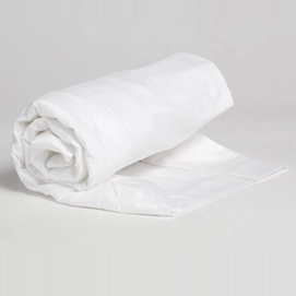 Split Topper Hoeslaken Yumeko Pure White 10 cm (Satijn)
