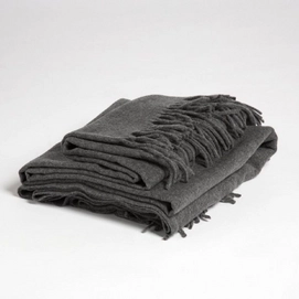 Wollen Plaid Yumeko Dark Grey