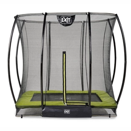 Trampolin Exit Toys Silhouette Ground Rectangular 214x153cm Green + Safetynet