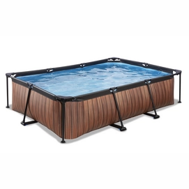 Swimming Pool EXIT Toys Timber Style 280 x 185 + Filter Pump