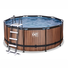 Swimming Pool EXIT Toys Timber Style ø360 + Filter Pump