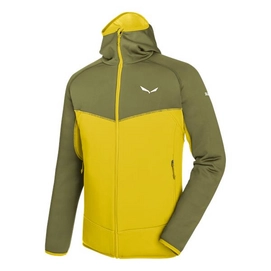 Vest Salewa Puez 3 Full Zip Hoody Men Kamille Yellow