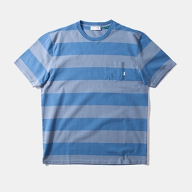 T-Shirt Edmmond Studios Faran Stripes Men Blue