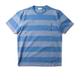 T-Shirt Edmmond Studios Men Faran Stripes Bleu-M