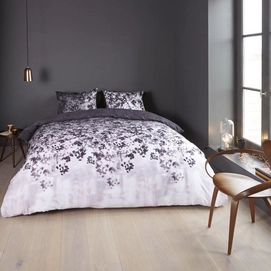 Dekbedovertrek Beddinghouse Ivory Farington Black Satijn
