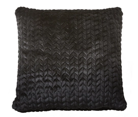 Sierkussen Essenza Faya Imitatiebont Black (50 x 50 cm)