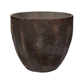 Flower Pot Pottery Pots Oyster Jesslyn XL Imperial Brown 80 x 70 cm