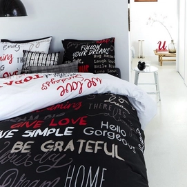 Dekbedovertrek Beddinghouse Feel Good Red Katoen