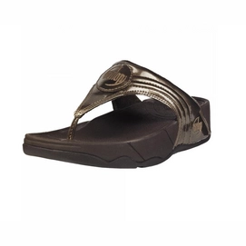 Damensandalen FitFlop Walkstar 3™ Patent Bronze