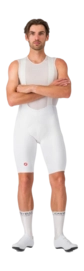 Fietsbroek Castelli Men Free Aero Race S Bibshort White