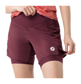Fietsbroek Castelli Women Movement Travel Short Deep Bordeaux