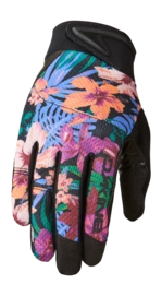 Fietshandschoen Dakine Women Syncline Gel Black Tropidelic Glove Smalle damespasvorm